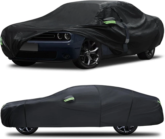 Main image of Car Cover Custom Fit for Dodge Challenger 2008-2023,6 Layers Truck Cover Waterproof All Weather for Automobiles,Outdoor Full Exterior Cover,Rain, Sun, Wind Protection,Black
