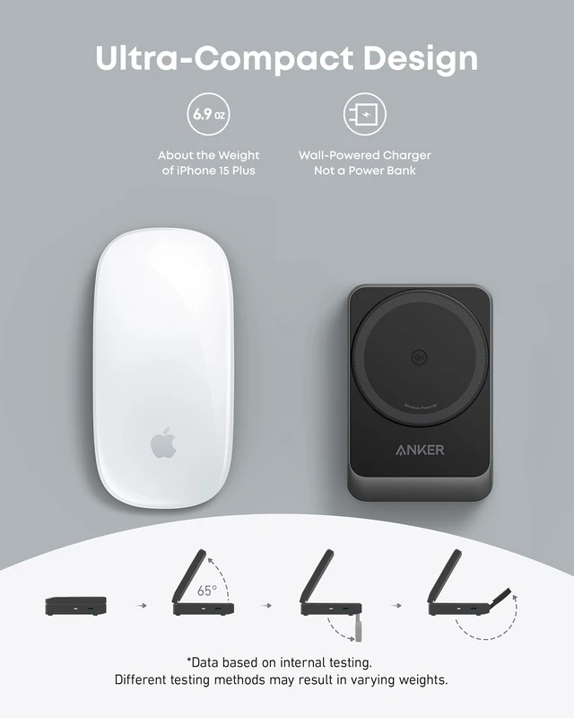 Alt view image 3 of 6 - MagGo 3-in-1 MagSafe-Compatible Qi2 15W Foldable Charging Station