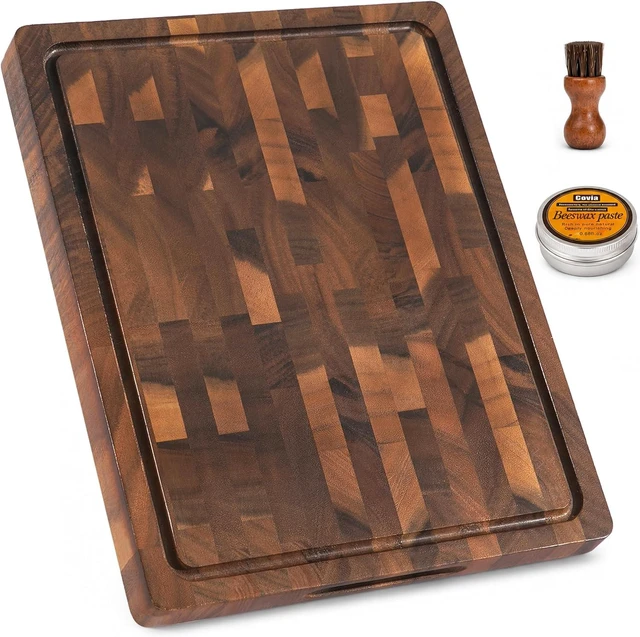 Main image of Walnut Cutting Boards for Kitchen Solid Wood End Grain 17"×13"×1"