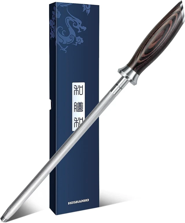 Main image of Honing Rod, 10 Inch Professional Kitchen Knife Sharpener Rod