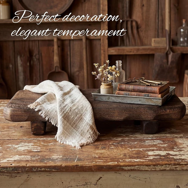 Alt view image 7 of 7 - Wood Riser Pedestal Stand for Kitchen Counter, 22 x 9 Inch