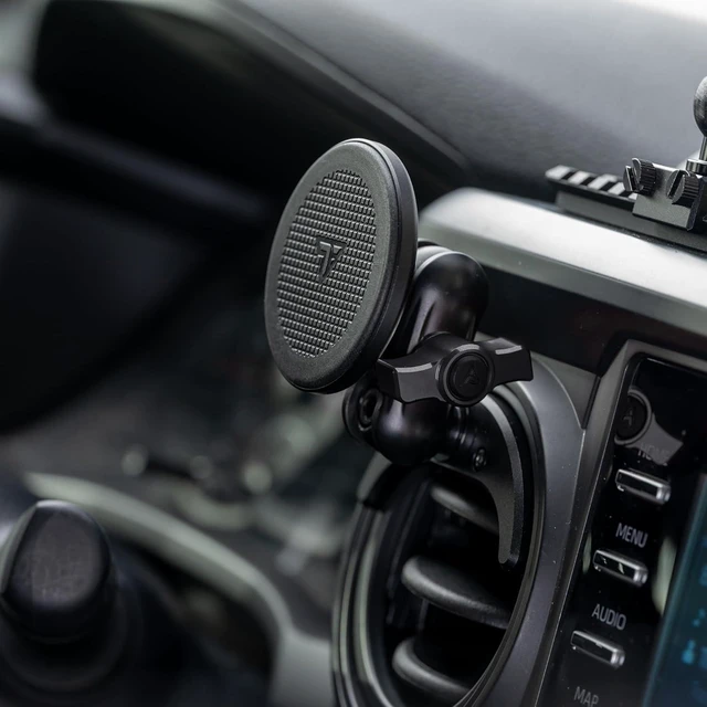 Alt view image 3 of 7 - Link Vent Phone Mount Compatible with 2016-2023 Toyota Tacoma and 2014-2021 Toyota Tundra
