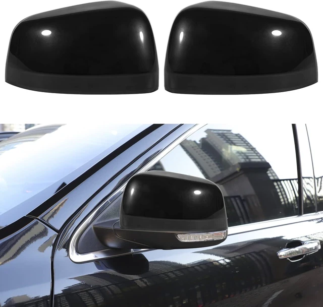 Alt view image 5 of 7 - Tail Light Lamp Cover & Mirror Covers & Door Handle Covers Trim Bezel Glossy Cover Trim Exterior Accessories For Jeep Grand Cherokee 2014-2021(Black)