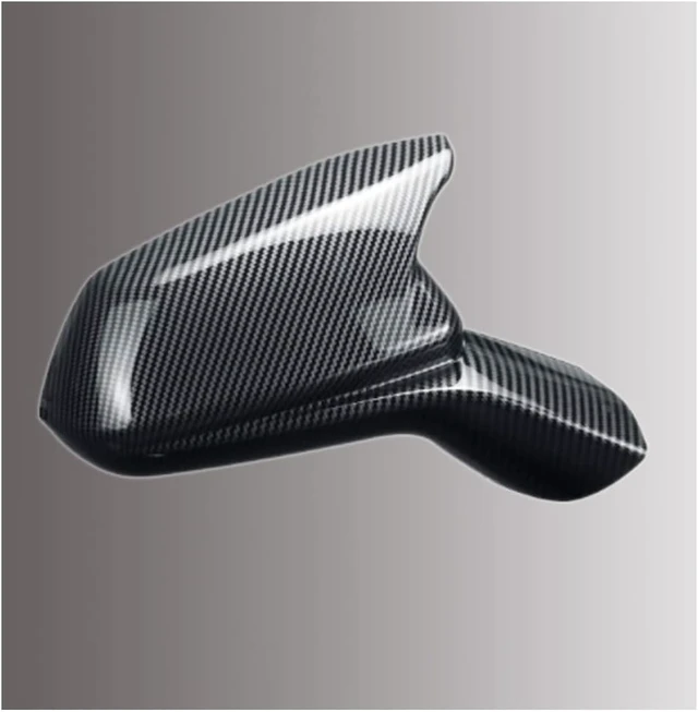 Alt view image 7 of 7 - Car Styling ABS 2pcs Door Ox Horn Rear View Mirror Shell Cover Caps Trim Exterior Decoration Accessories for Chevrolet Camaro 2017-2024(Carbon Fiber)