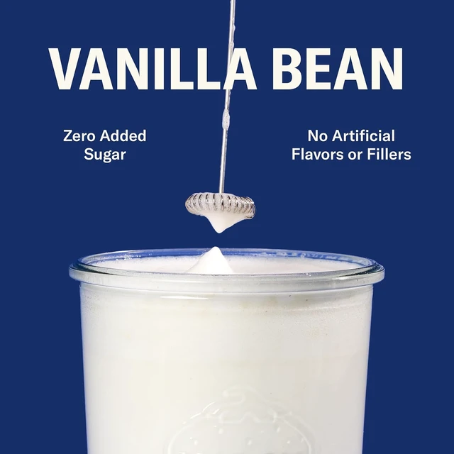 Alt view image 4 of 7 - Grass Fed Whey Protein Powder, Vanilla Bean, 24g Protein with Collagen Peptides, Bovine Colostrum, Hemp Hearts & Prebiotic Fiber, No Added Sugar or Artificial Ingredients, 20 Servings