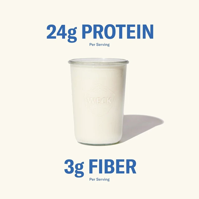 Alt view image 7 of 7 - Grass Fed Whey Protein Powder, Vanilla Bean, 24g Protein with Collagen Peptides, Bovine Colostrum, Hemp Hearts & Prebiotic Fiber, No Added Sugar or Artificial Ingredients, 20 Servings