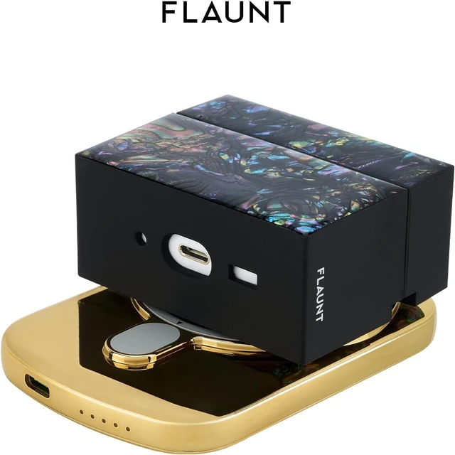 Alt view image 7 of 7 - 5000mAh Wireless Battery Pack with USB-C Port - Metallic Gold