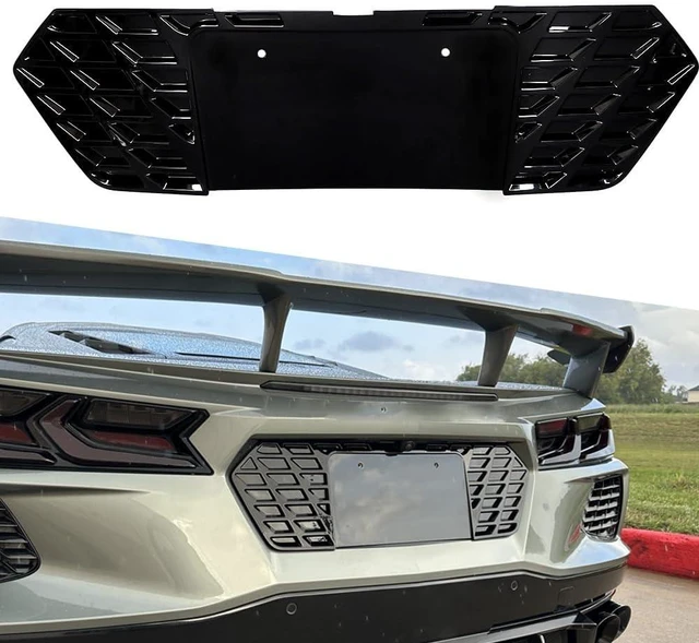 Main image of Rear License Plate Frame for Corvette C8 Z51 Coupe HTC Stingray 2020+