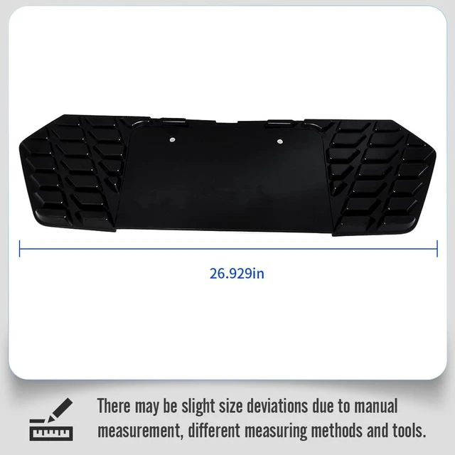 Alt view image 6 of 6 - Rear License Plate Frame for Corvette C8 Z51 Coupe HTC Stingray 2020+