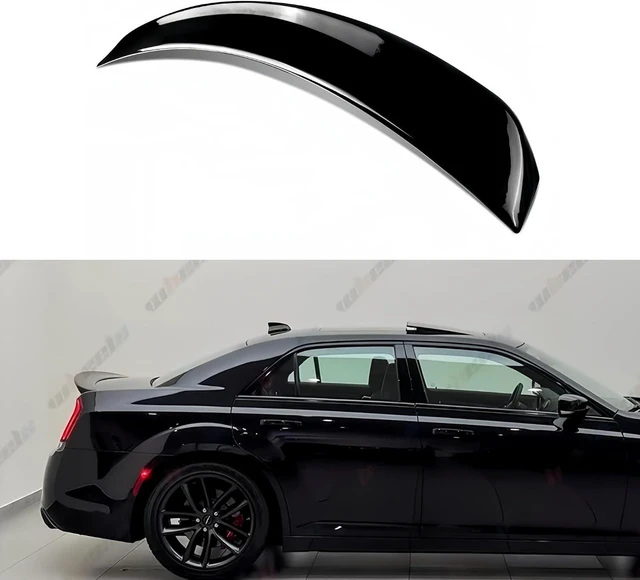 Main image of Rear Spoiler Compatible with 2011-2023 Chrysler 300 300C 300S, Duckbill Spoiler Fits for 11-23, Exterior High Kick Trunk Tail Deck Lid Wing Lip (Glossy Black)