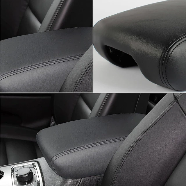 Alt view image 4 of 6 - Car Center Console Armrest Cover for 2011-2020 2021 Jeep Grand Cherokee Accessories Top Arm Rest Armrest Black OEM X85020100BL Console Lid Protection Saver for Grand Cherokee Console Cover