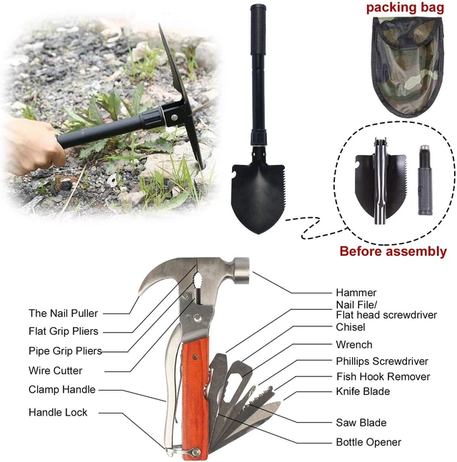 Alt view image 4 of 6 - Roadside Emergency Car Kit for Vehicles 95 Pieces