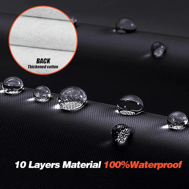 Alt view image 2 of 6 - Chevrolet Chevy Corvette Car Cover 100% Waterproof All Weather, Gift with Towel, 10 Layers Car Cover Custom Fit 1980-2026 Corvette C4/C5/C6/C7 Coupe Convertible Targa, Cover Rain Sun UV Protection.