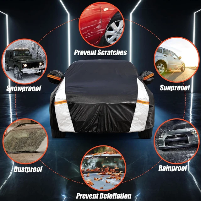 Alt view image 6 of 6 - Chevrolet Chevy Corvette Car Cover 100% Waterproof All Weather, Gift with Towel, 10 Layers Car Cover Custom Fit 1980-2026 Corvette C4/C5/C6/C7 Coupe Convertible Targa, Cover Rain Sun UV Protection.