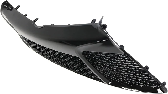 Alt view image 3 of 5 - Bumper Grille Compatible with 2015-2017 Toyota Camry Black Front