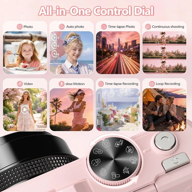 Alt view image 5 of 7 - 4K Digital Camera for Photography, 64MP Vlogging Camera for YouTube