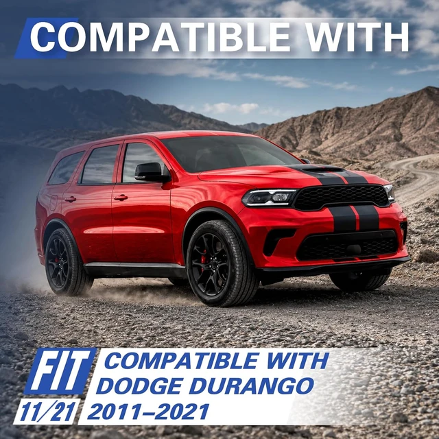 Alt view image 2 of 7 - 2PCS Fender Flares Trim Compatible with Dodge Durango 2011-2021