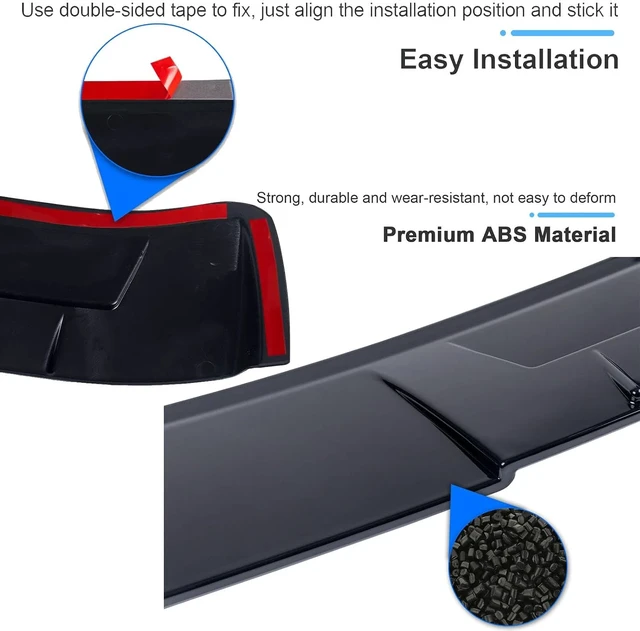 Alt view image 2 of 6 - Roof Spoiler for Toyota Camry 2024-2018 Rear Roof Spoiler Tail Wing