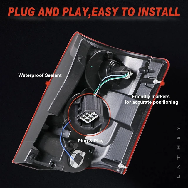 Alt view image 3 of 6 - Tail Light Compatible With 2011-2020 Dodge Grand Caravan Passenger Side