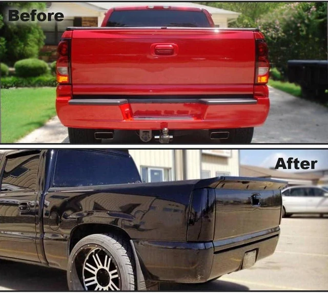 Alt view image 2 of 7 - Rear Tailgate Spoiler Wing Fit GMC Sierra 1500 1999-2006