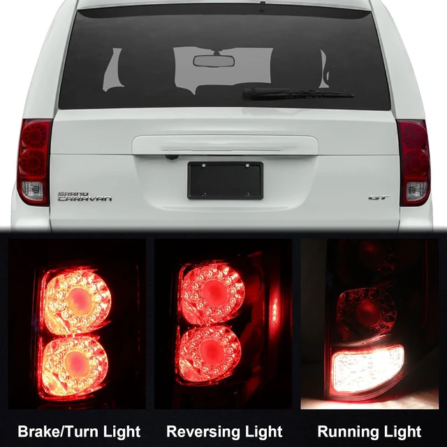 Alt view image 6 of 6 - Tail Light Compatible With 2011-2020 Dodge Grand Caravan Passenger Side