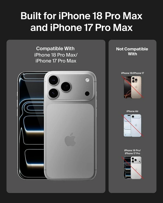 Alt view image 3 of 6 - Titan Pro Blue to Red Screen Protector, iPhone 18 Pro Max/17 Pro Max