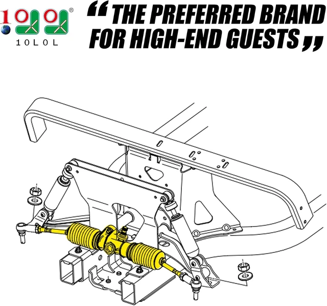 Alt view image 2 of 7 - Golf Cart Steering Gear Box