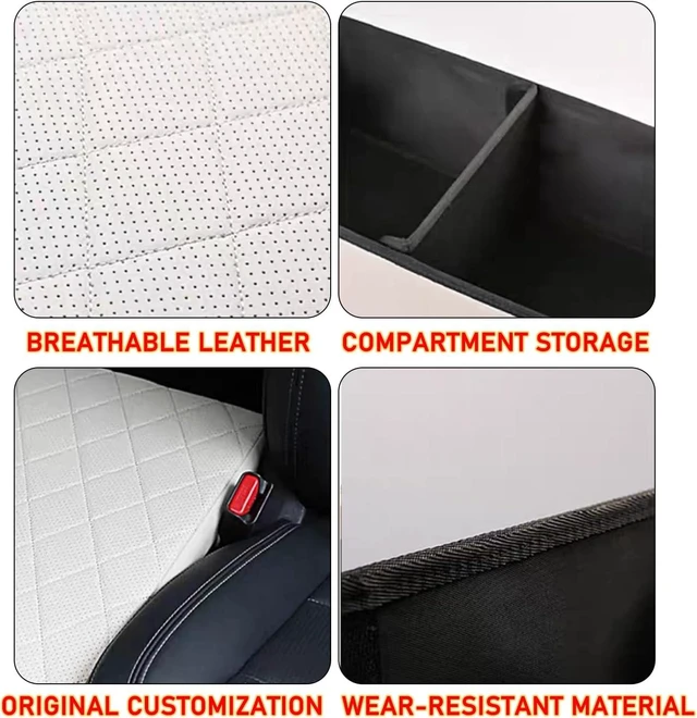Alt view image 5 of 6 - Seat Aisle Storage Box for Ford Explorer 6-Passenger Models (Black)
