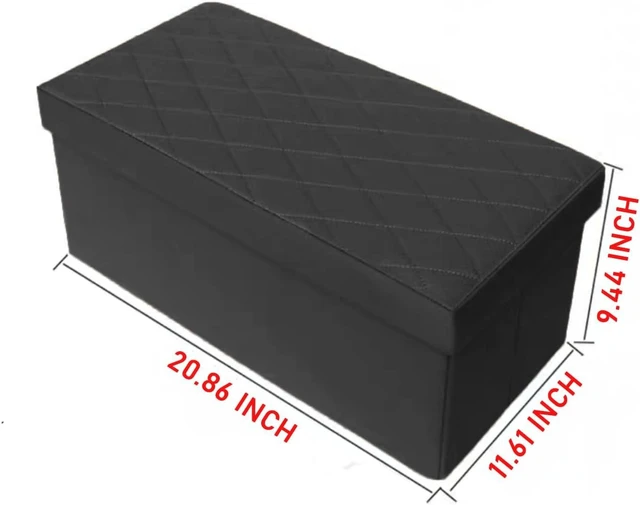 Alt view image 6 of 6 - Seat Aisle Storage Box for Ford Explorer 6-Passenger Models (Black)