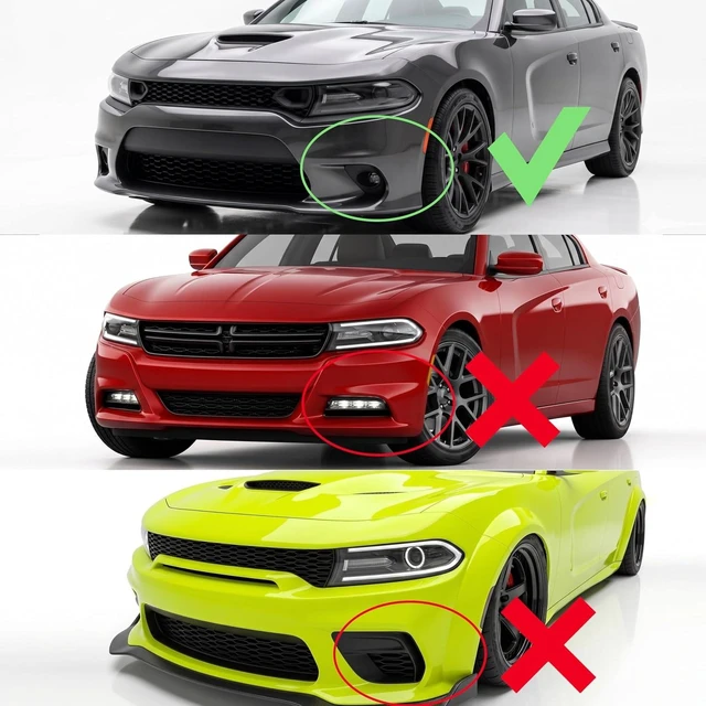 Alt view image 3 of 7 - Front Lip Compatible with 2015-2023 Dodge Charger Accessories