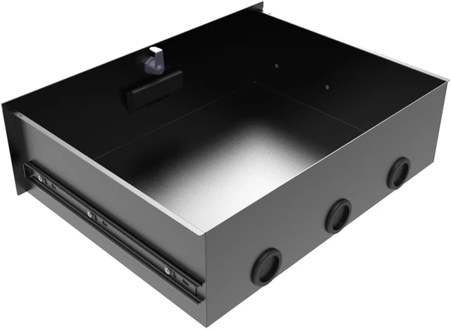 Alt view image 4 of 7 - 3U Server Cabinet Case 19" Rack Mount Lockable Drawer with Key