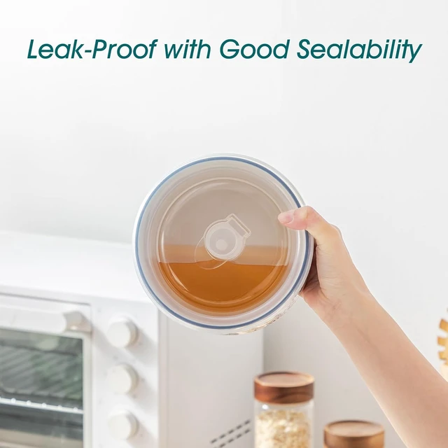 Alt view image 4 of 7 - Ceramic Nesting Bowls with Lids Set of 4, Serving Bowls for Food Storage, Prep Bowl, Ceramic Bowl for Kitchen, Microwave & Dishwasher Safe, 60+36+20+10 Oz, Series SELENE