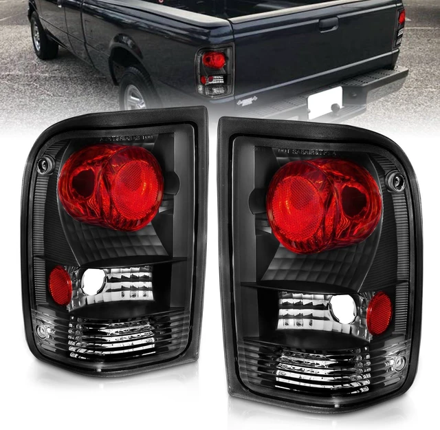 Main image of for 1993-1997 Ford Ranger Black JDM Replacement Brake Tail Lights Assembly Set - Passenger and Driver Side