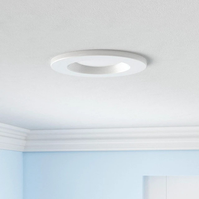 Alt view image 2 of 7 - 12 Pack 5/6 Inch LED Metal Recessed Lighting with Night Light