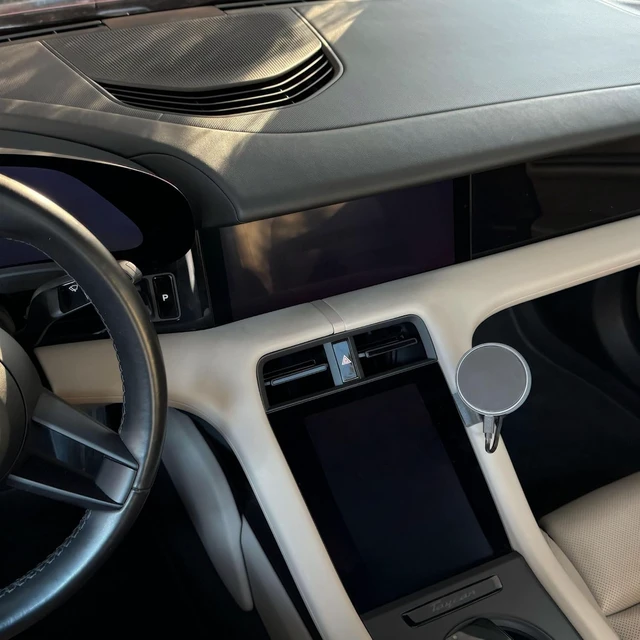 Alt view image 3 of 6 - Phone Mount for Porsche Taycan (MagSafe Compatible/Wireless Charging)