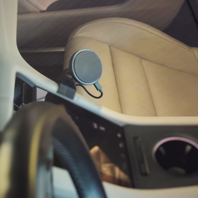 Alt view image 5 of 6 - Phone Mount for Porsche Taycan (MagSafe Compatible/Wireless Charging)