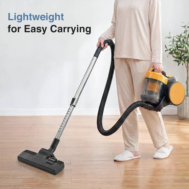 Alt view image 7 of 7 - Canister Vacuum Cleaner, 16Kpa Bagless Vacuum Cleaners for Home