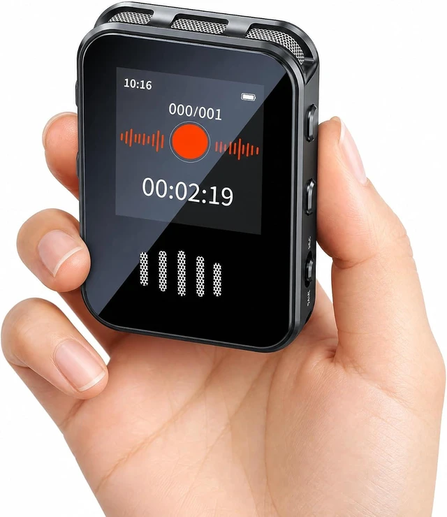 Main image of Voice-Activated Recorder,Supports Playback,Tape Recorder,for Meetings/Learning Small Recorder Device,It is Also an MP3 Player and a USB Flash Drive