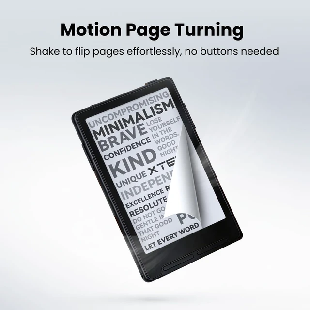 Alt view image 4 of 7 - X3 3.7" Pocket E-Ink eBook Reader, Mist Gray