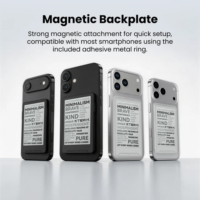 Alt view image 5 of 7 - X3 3.7" Pocket E-Ink eBook Reader, Mist Gray