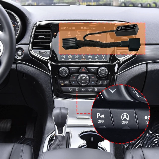 Alt view image 4 of 6 - for 2018-2022 Jeep Grand Cherokee - Auto Start Stop Eliminator