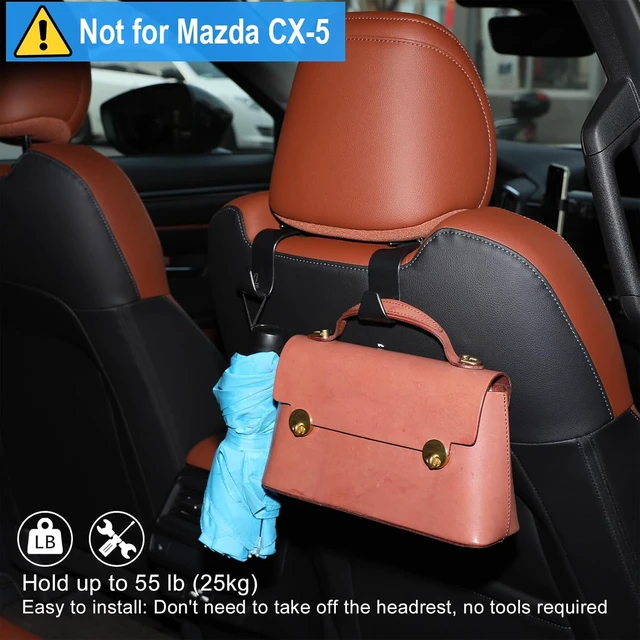Alt view image 4 of 6 - OEM Style Cargo Cover for Mazda CX50 Gas CX 50 Hybrid 2023-2026 Accessories, Retractable Trunk Cover Security Shield Shade Privacy Screen with Car Headrest Hooks for 2025 2024 Mazda CX-50