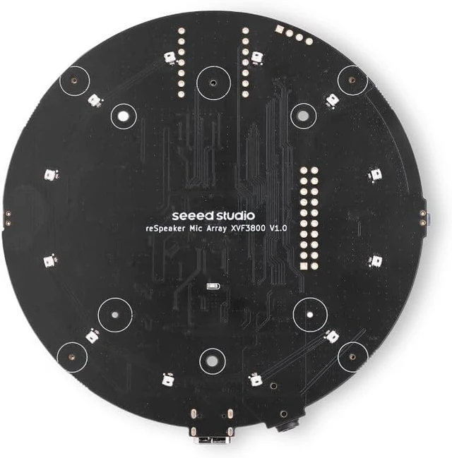 Alt view image 5 of 7 - reSpeaker XVF3800 USB Microphone Array, Bare Board