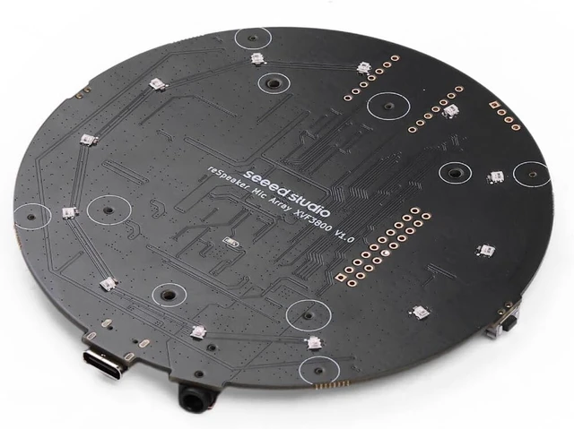 Alt view image 6 of 7 - reSpeaker XVF3800 USB Microphone Array, Bare Board