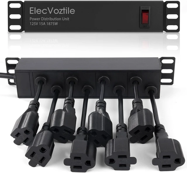 Main image of 10 inch Rack PDU, 8 Rear Outlets, 15A, 125V, 1875W