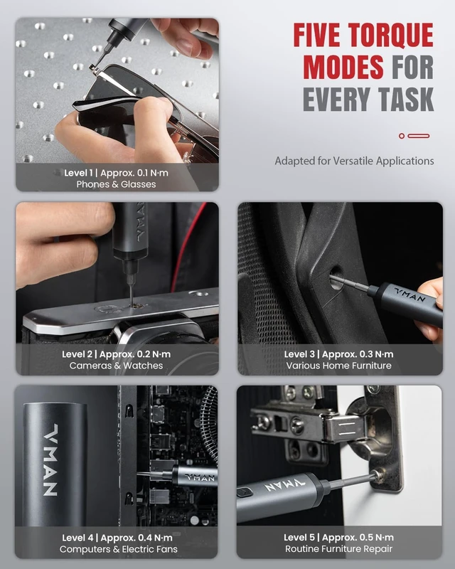 Alt view image 4 of 7 - 78-in-1 Precision Electric Screwdriver Set for Electronics Repair