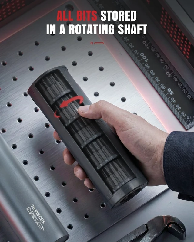 Alt view image 7 of 7 - 78-in-1 Precision Electric Screwdriver Set for Electronics Repair