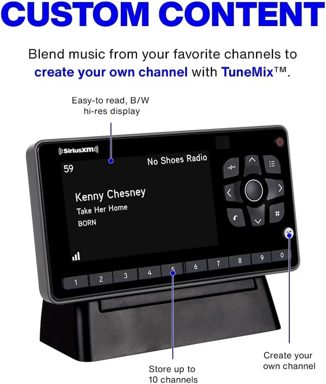 Alt view image 3 of 7 - Onyx EZR Satellite Radio with Home Kit (SXEZR1H1)