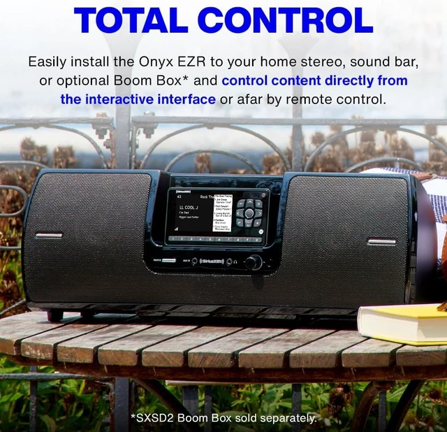 Alt view image 7 of 7 - Onyx EZR Satellite Radio with Home Kit (SXEZR1H1)