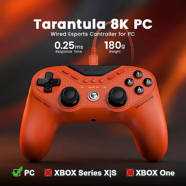 Alt view image 2 of 7 - Tarantula 8K PC Wired Esports Controller for Windows
